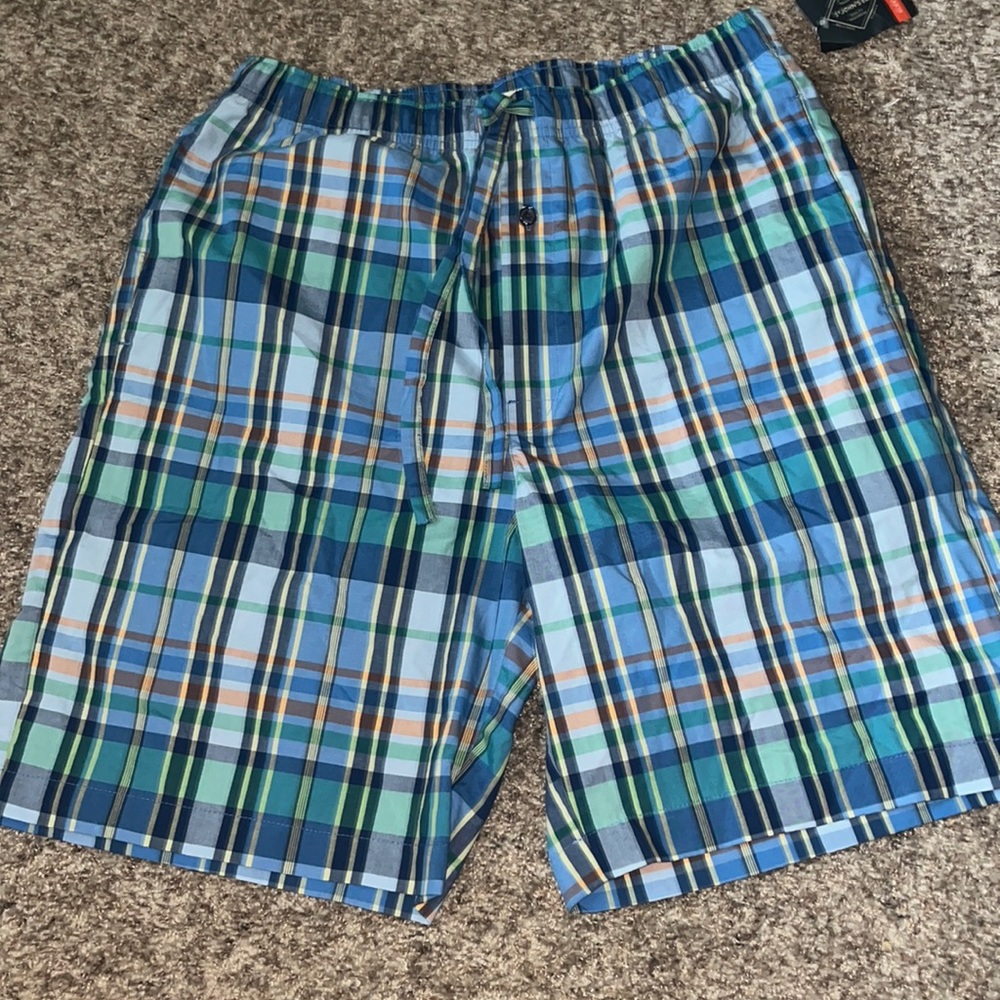 Multi Plaid Cargo Shorts